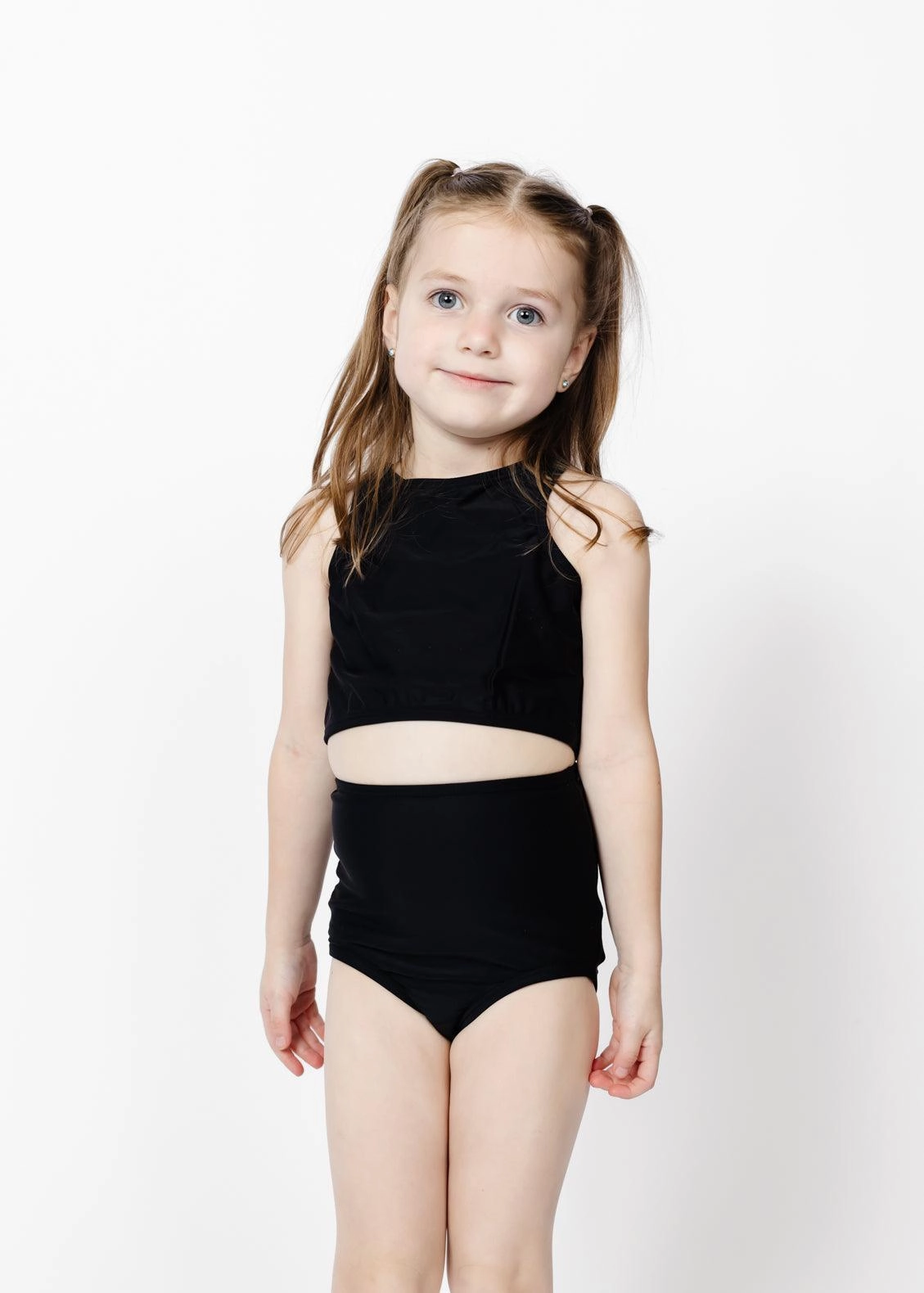 Black | Mini Racer Back Top