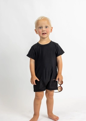 Black | Mini Shorties Rashguard (Unisex)