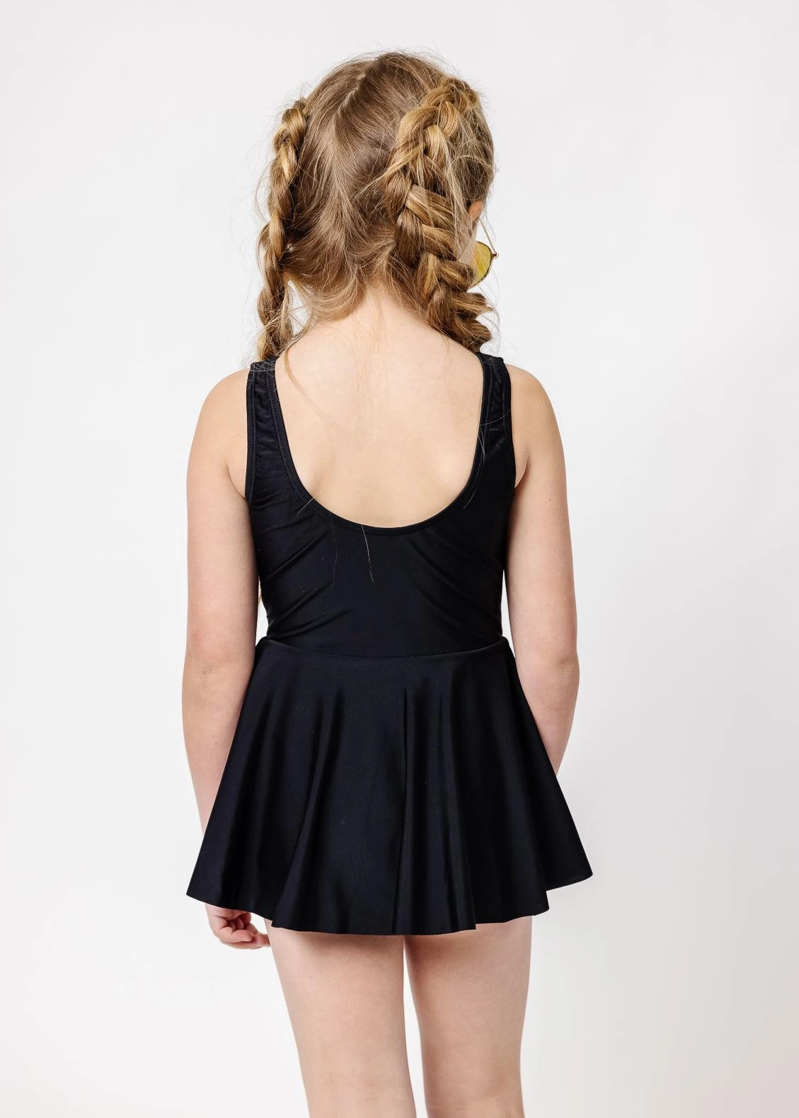 Black | Mini Skirted One-Piece