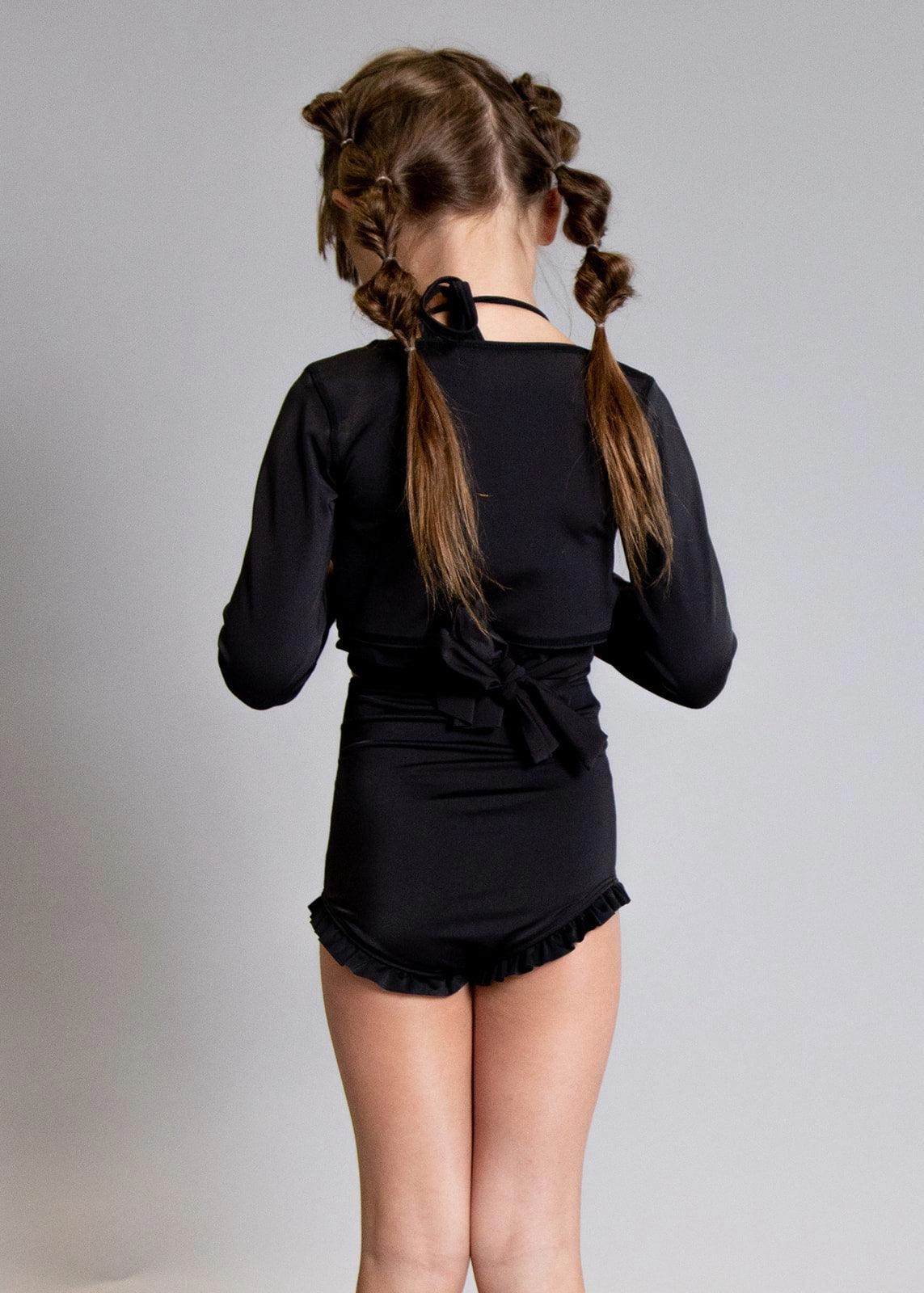 Black | Mini Wrap Top Rashguard