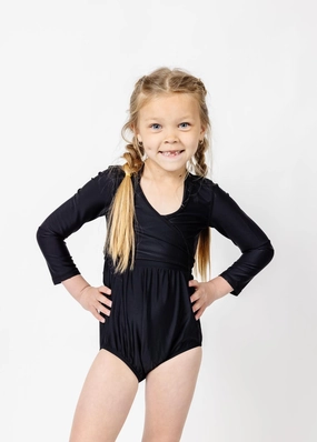 Black | Mini Wrap Top Rashguard