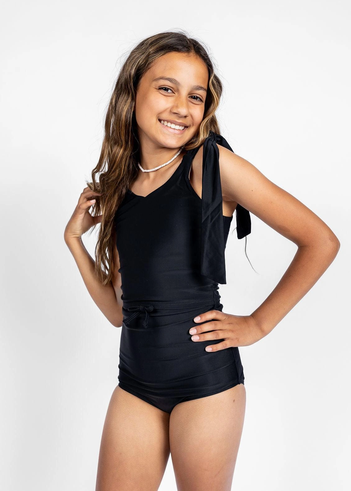 Black | Youth Bow Bottoms