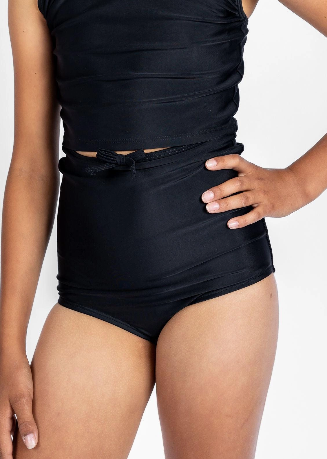 Black | Youth Bow Bottoms