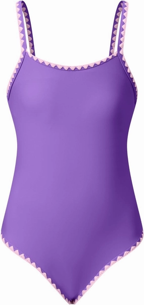 blibean Girls Swimsuits One Piece Bathing Suit with Bra Pads Size 6-15 Years