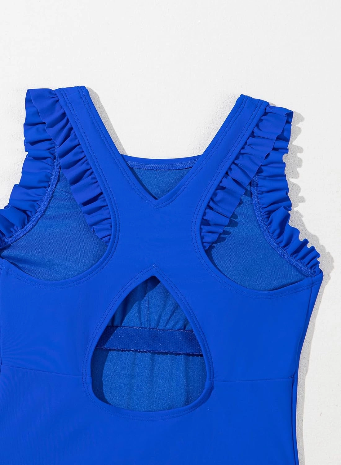 blibean Kid Girls Swimsuit One Piece Ruffle Sleeve Bathing Suits 6-15 Year