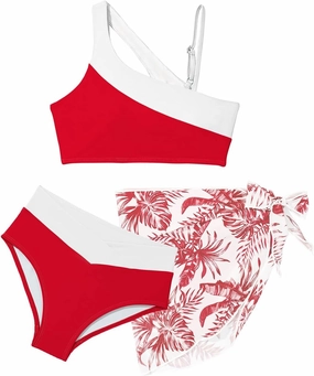 blibean Teen Girls 2025 Swimsuits Tween Kids Cutout Bathing Suits Bikini Set Size 6-15 Years