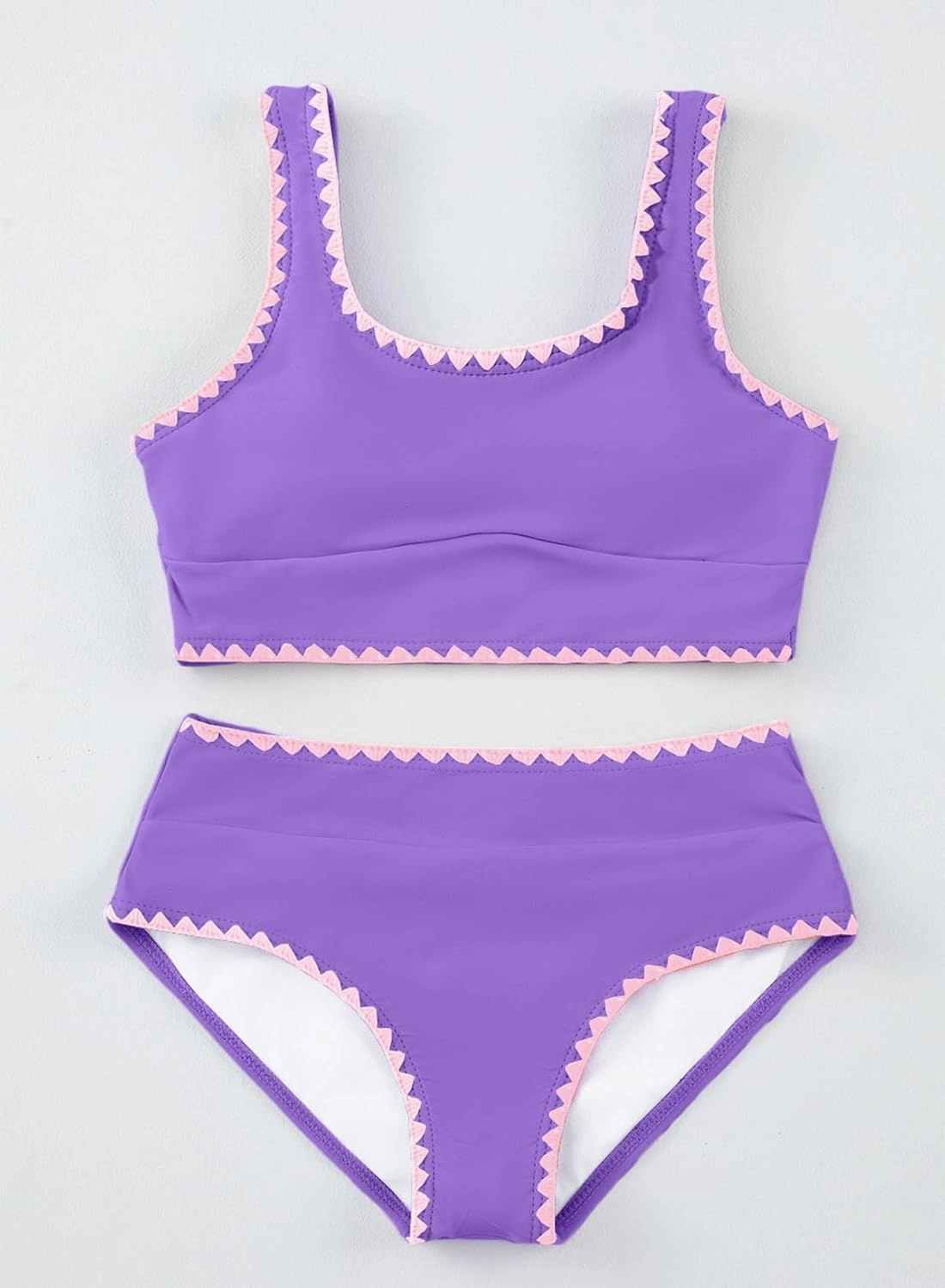 blibean Teen Girls Swimsuits Two Piece Bikini Sets with Chest Pad Size 6-15 Years