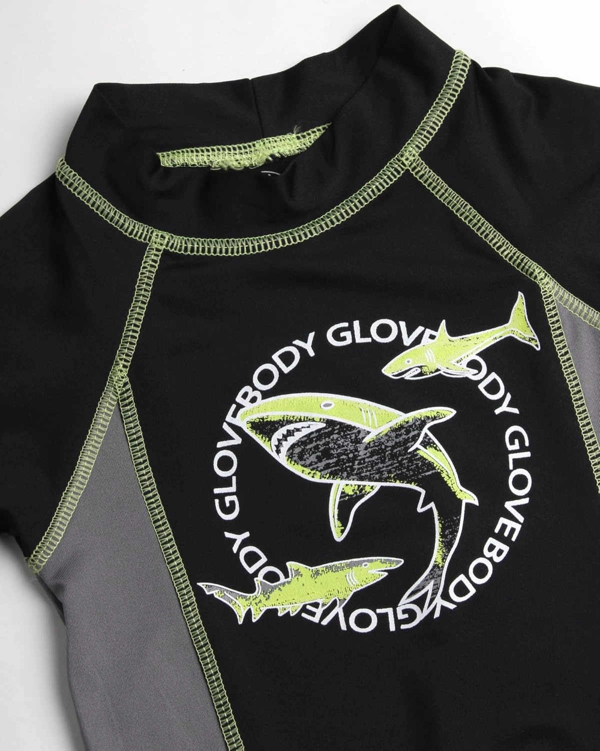 Body Glove Boys Swim Set - 4 Piece UPF 50  Swim Trunks and Rash Guard for Boys Kids Swimwear Set (Sizes: 4-12)