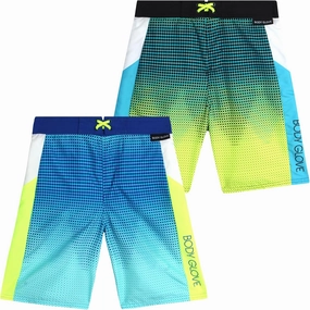Body Glove Boys Swim Trunks - 2 Pack UPF 50  Quick Dry Board Shorts Bathing Suit Kids Swimwear with Pockets (Sizes: 8-18)