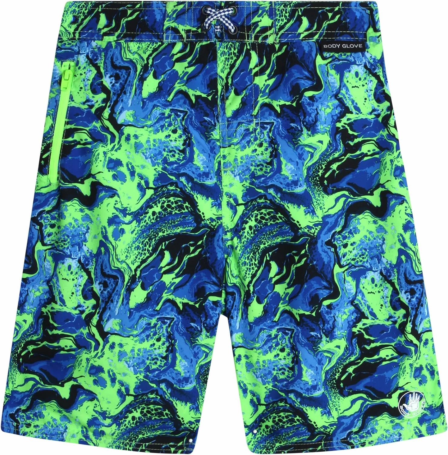 Body Glove Boys Swim Trunks - 2 Pack UPF 50  Quick Dry Board Shorts Bathing Suit Kids Swimwear with Pockets (Sizes: 8-18)