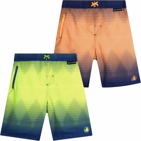 Body Glove Boys Swim Trunks - 2 Pack UPF 50  Quick Dry Board Shorts Bathing Suit Kids Swimwear with Pockets (Sizes: 8-18)