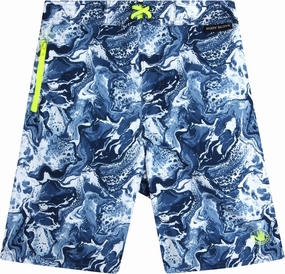 Body Glove Boys Swim Trunks - UPF 50  Quick Dry Boys Swim Board Shorts Bathing Suit Kids Swimwear with Pockets (Sizes: 8-16)