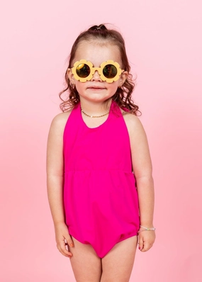Bold Fuchsia | Mini Romper One-Piece