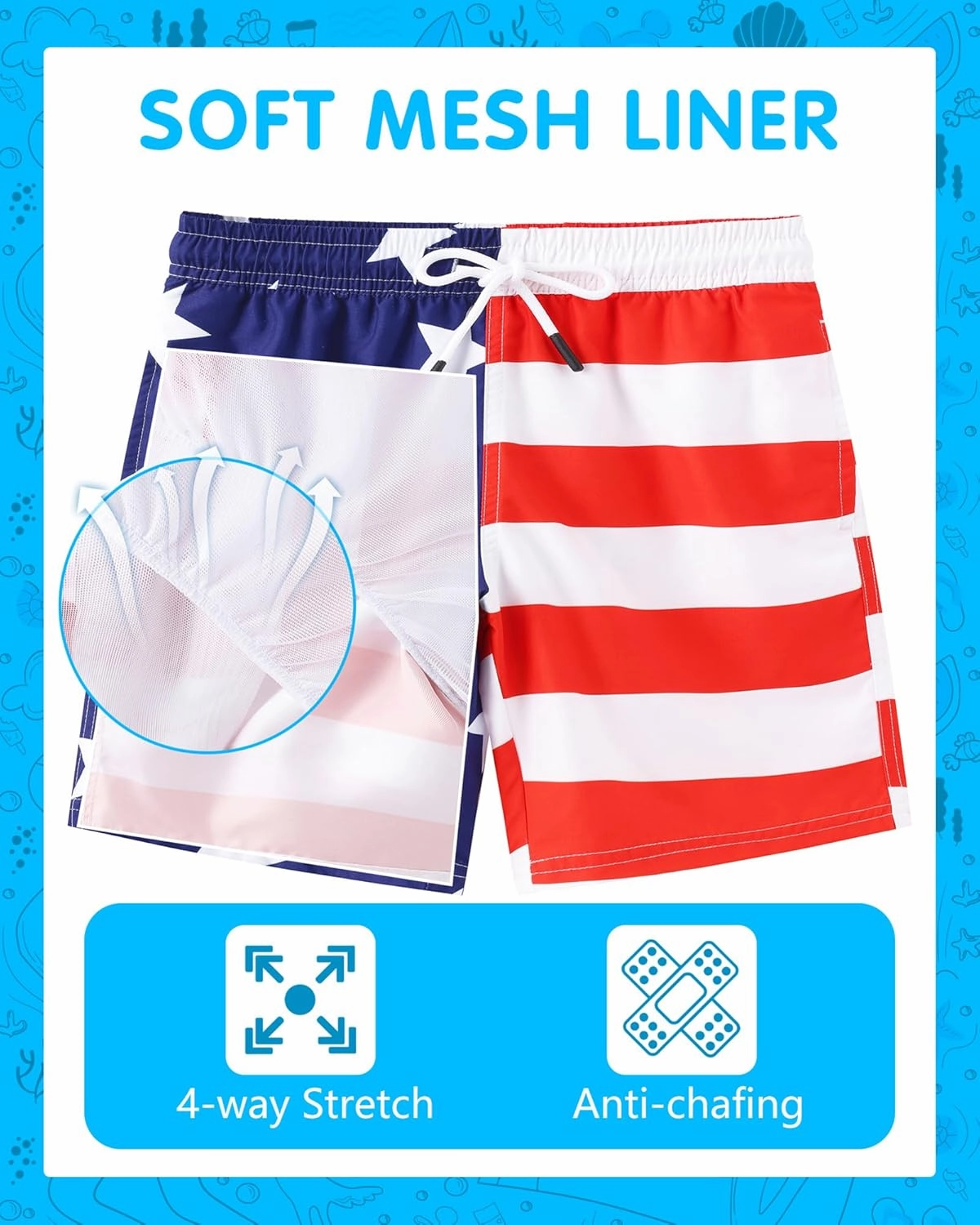 Boys' Swim Trunks - Toddler Swimsuit Shorts