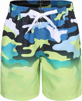 Boys Swim Shorts Beach Swim Trunks for Boys Kids Drawstring Board Shorts Quick Dry Swimwear