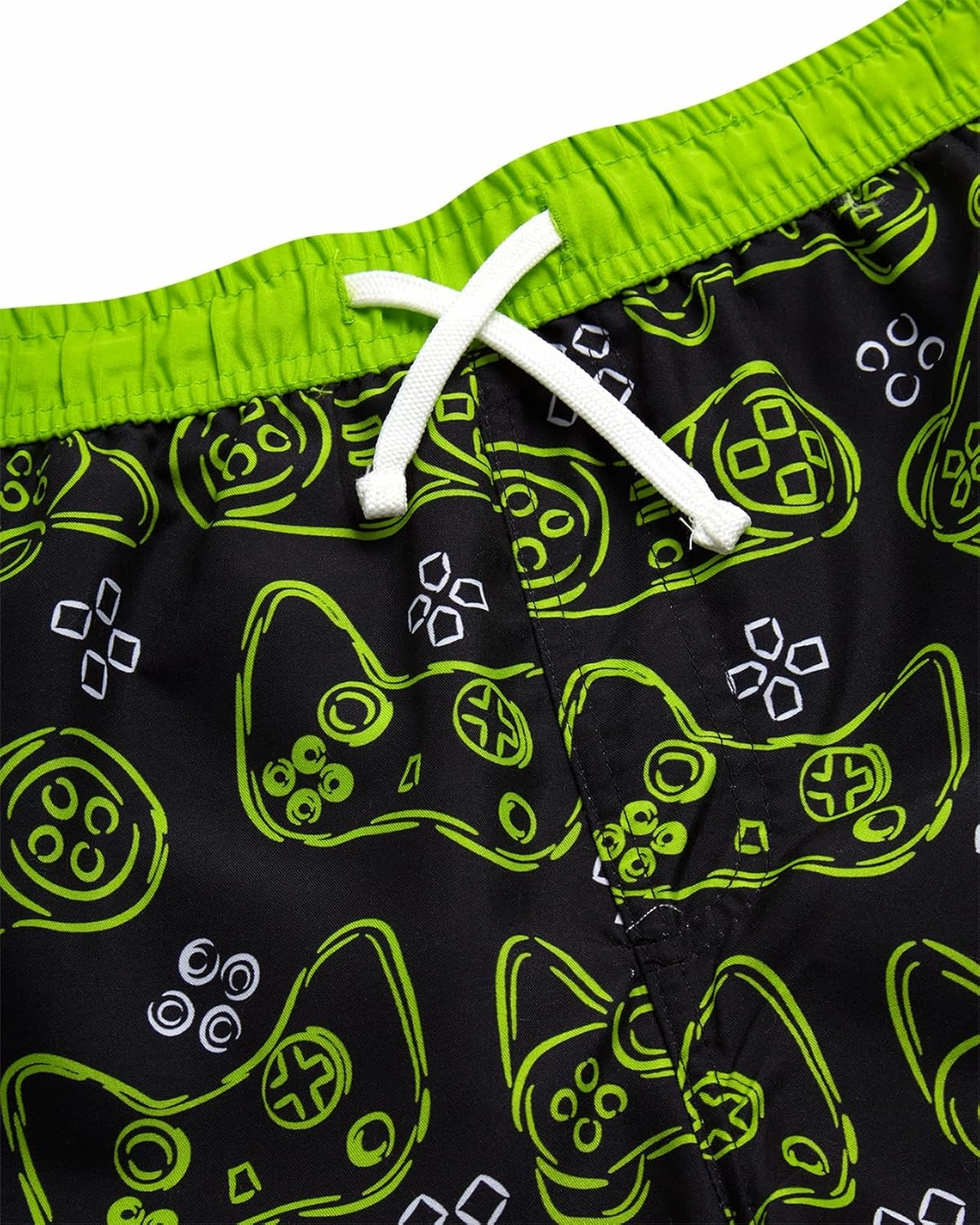 Boys Swim Trunks - 2 Pack Quick Dry Printed Boys Board Shorts Bathing Suit Kids Swimwear with Pockets (Size:8-18)
