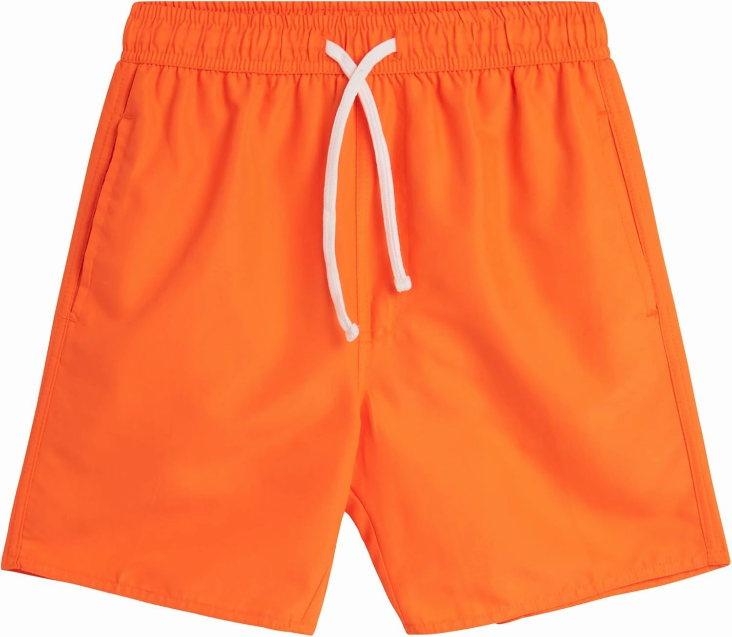 Boys Swim Trunks - Quick Dry Sun Protection Board Shorts with Breathable Mesh Lining and Drawstring Waist (Sizes: 8-18)