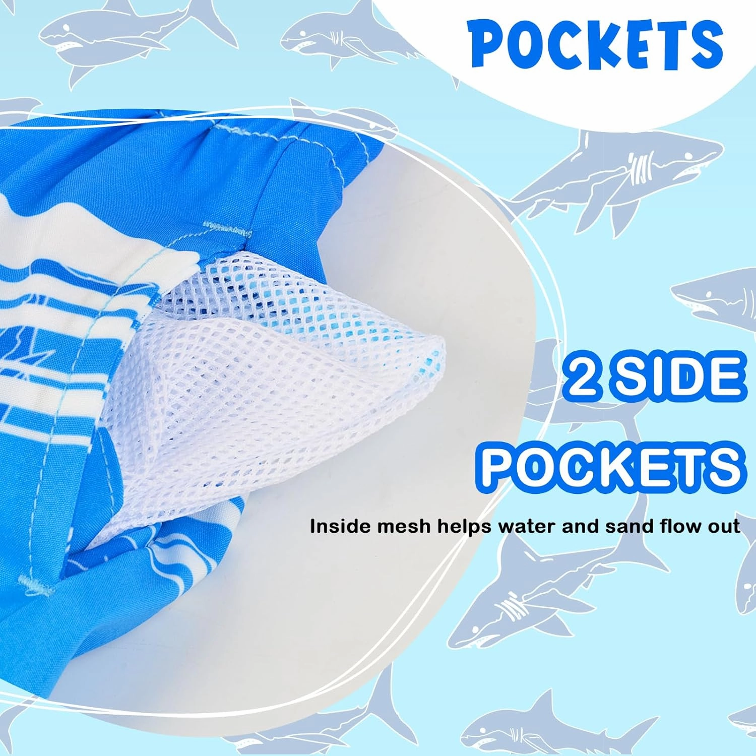 Boys Swim Trunks Bathing Suit Youth Teen Boys Swimming Trunks with Compression Liner Kids Swimsuit Board Shorts 7-16