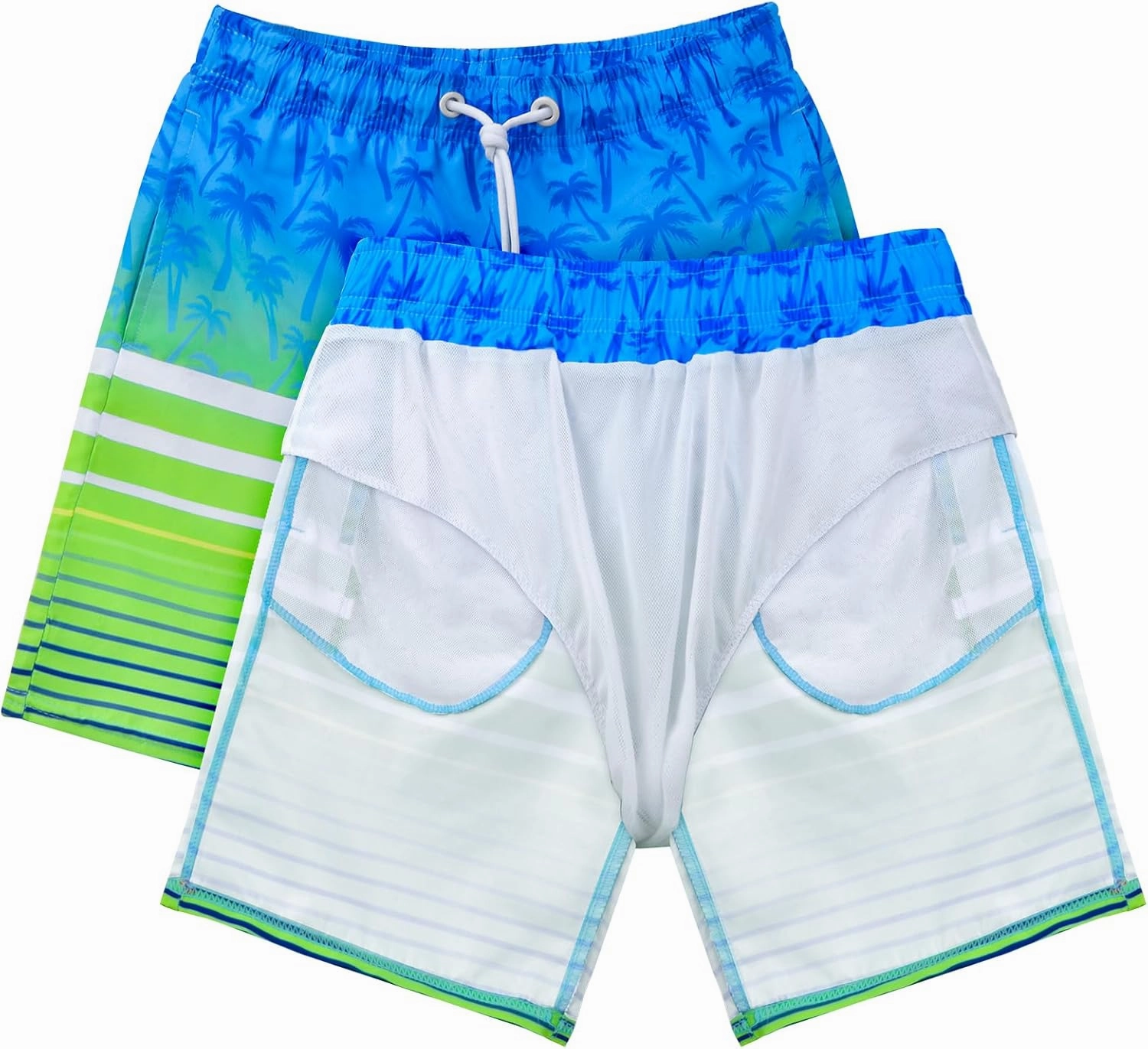 Boys Swim Trunks Board Shorts Teen Boys Swimsuit Quick Dry Swimwear Swimming Shorts Bathing Suit Size 8,10-12,14-16