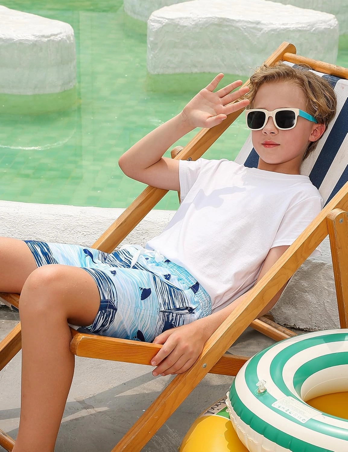 Boys Swim Trunks Compression Liner Bathing Suit Quick Dry Swimsuit 5-18T