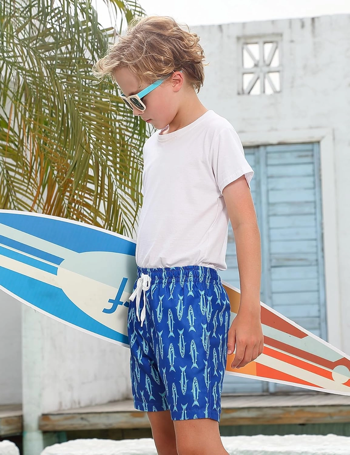 Boys Swim Trunks Compression Liner Bathing Suit Quick Dry Swimsuit 5-18T