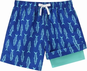 Boys Swim Trunks Compression Liner Bathing Suit Quick Dry Swimsuit 5-18T
