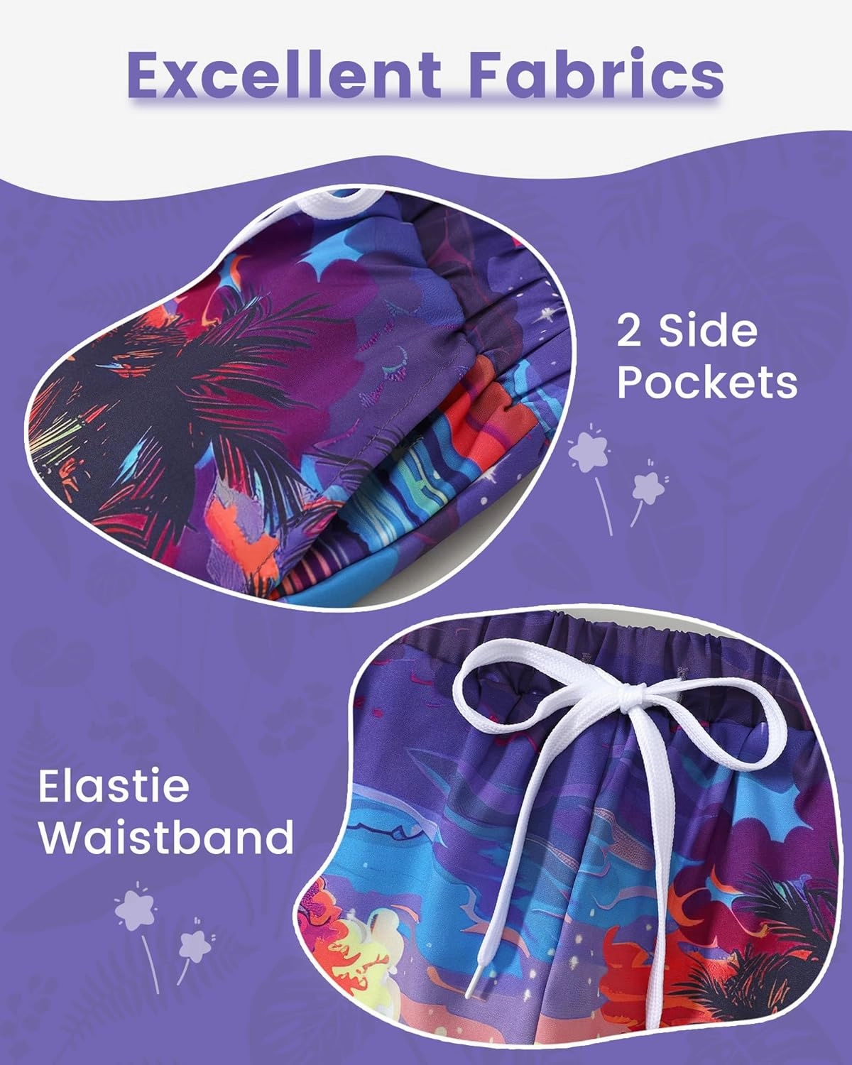 Boys Swim Trunks Quick Dry Compression Liner Swimsuit Shorts Kids Bathing Suit with Pocket UPF 50  Swimwear 5-10 Years