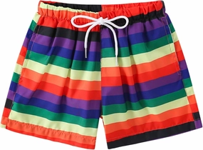 Boys Swim Trunks Quick Dry Swim Board Shorts Toddler Beach Lightweight Swimsuit Bottom for Kids 2-8Y
