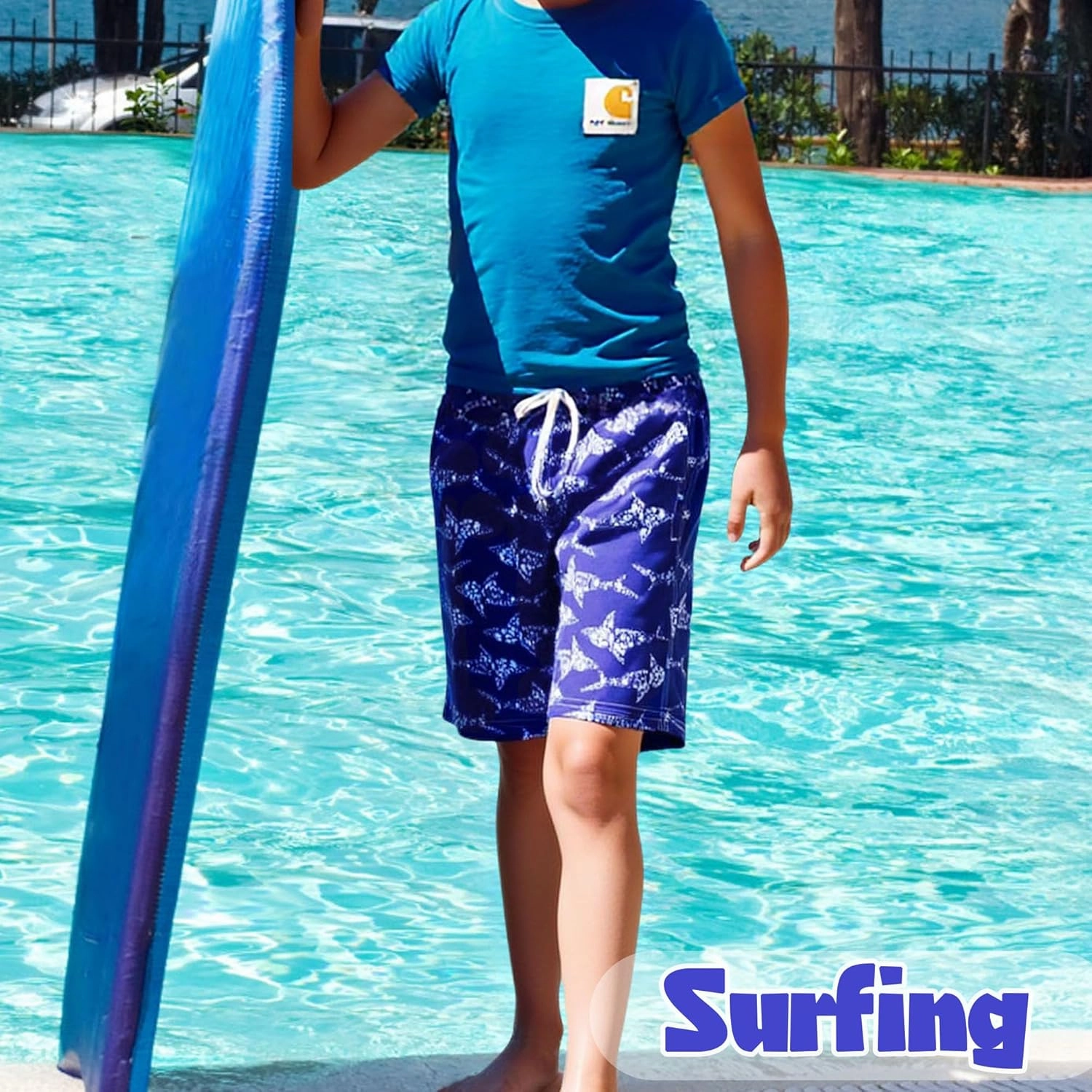 Boys Swim Trunks Toddler Boys Bathing Suit Swimming Shorts Kids Quick Dry Swimsuit Swimwear Beach Shorts 3-14 Years