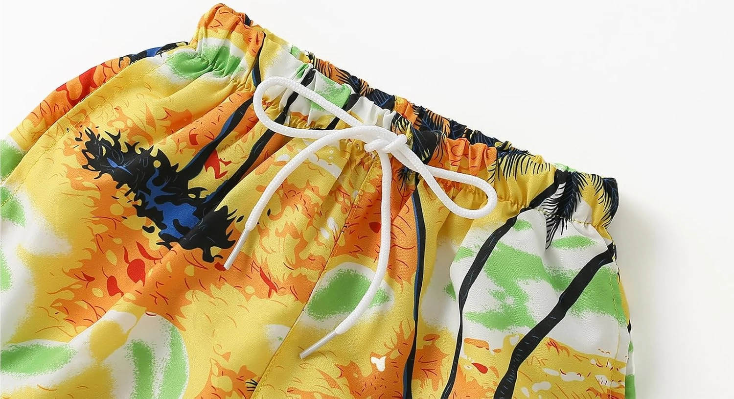 Boys Swim Trunks Toddler Broad Swim Shorts Quick Dry Kids Bathing Suit Boy Swimsuit Set with Pockets