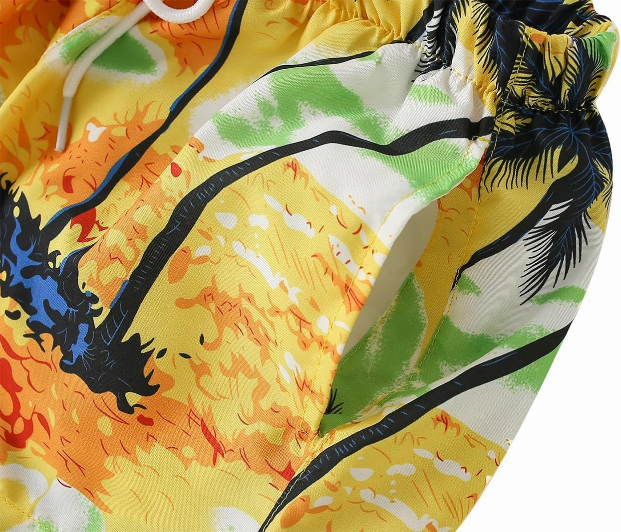 Boys Swim Trunks Toddler Broad Swim Shorts Quick Dry Kids Bathing Suit Boy Swimsuit Set with Pockets