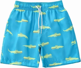 Boys Swim Trunks Toddler Broad Swim Shorts Quick Dry Kids Swim Bathing Suit Boys Swim Set