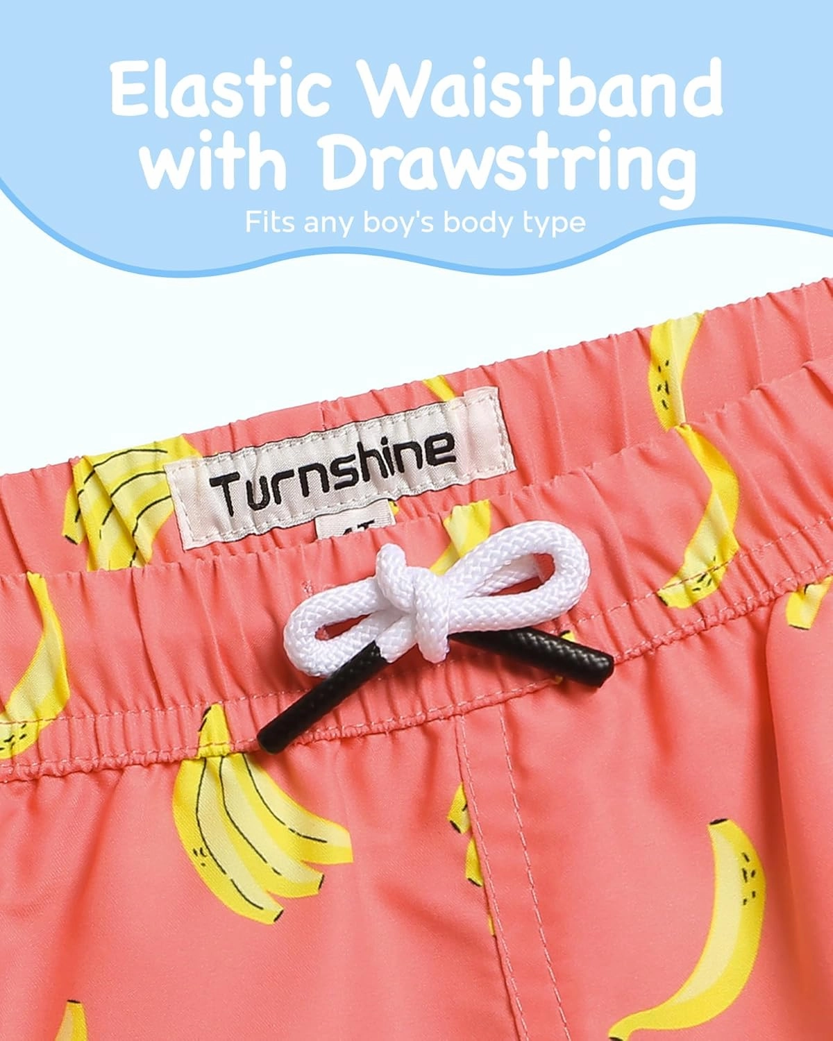Boys Swim Trunks Toddler Swim Shorts with Mesh Lining Quick Dry Board Shorts Kids Bathing Suits Swimwear for 2-16T