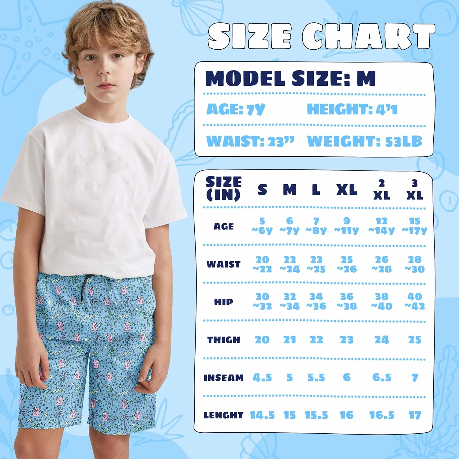Boys Swim Trunks with Compression Liner Boys Stretch Swim Shorts Quick Dry 2 in 1 Beach Shorts 4-17 Y