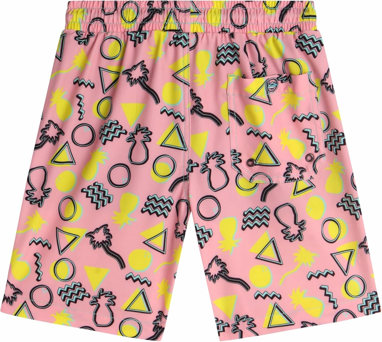 Boys Swim Trunks with Compression Liner Quick Dry 4-Way Stretch Bathing Suit (Sizes: 8-14)