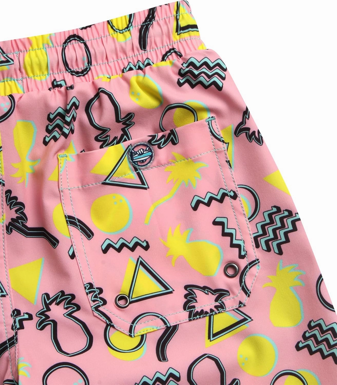 Boys Swim Trunks with Compression Liner Quick Dry 4-Way Stretch Bathing Suit (Sizes: 8-14)