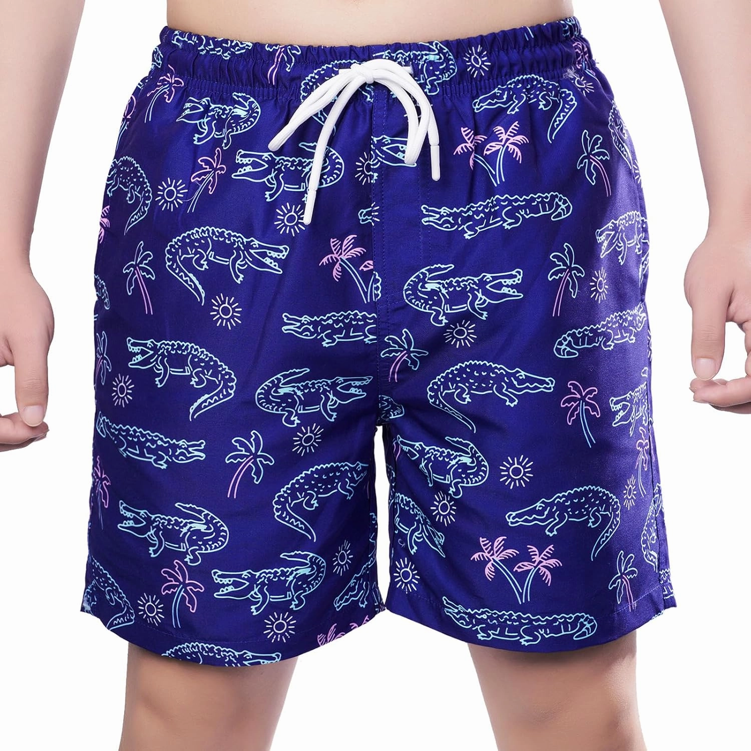 Boys Swim Trunks with Compression Liner Swim Shorts Quick Dry Swimming Trunks with Pockets 5-18 Years