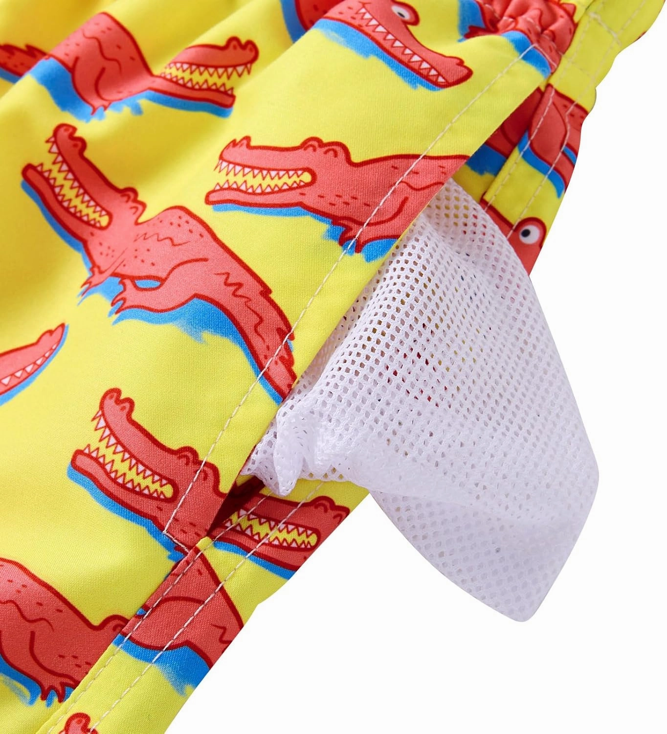 Boys Swim Trunks with Compression Liner Swimming Shorts Quick Dry Bathing Suit for 7-20 Years