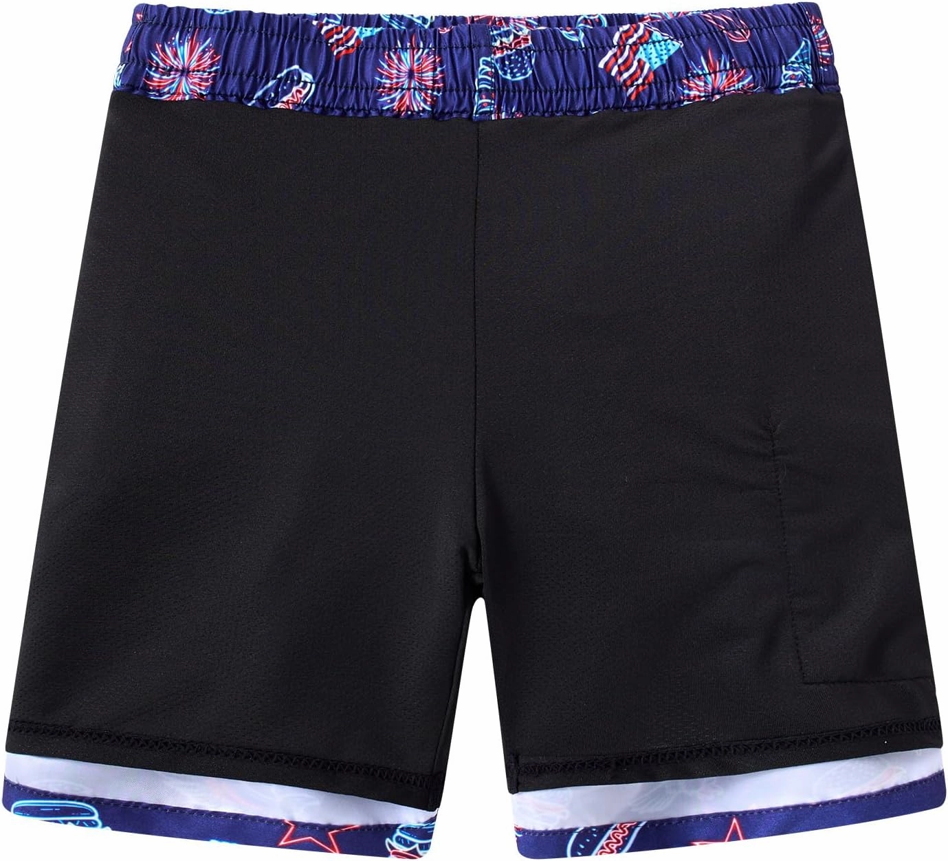 Boys Swim Trunks with Compression Liner Toddler Boys Swim Shorts Boxer Brief Board Shorts Swimming Set 5-18T