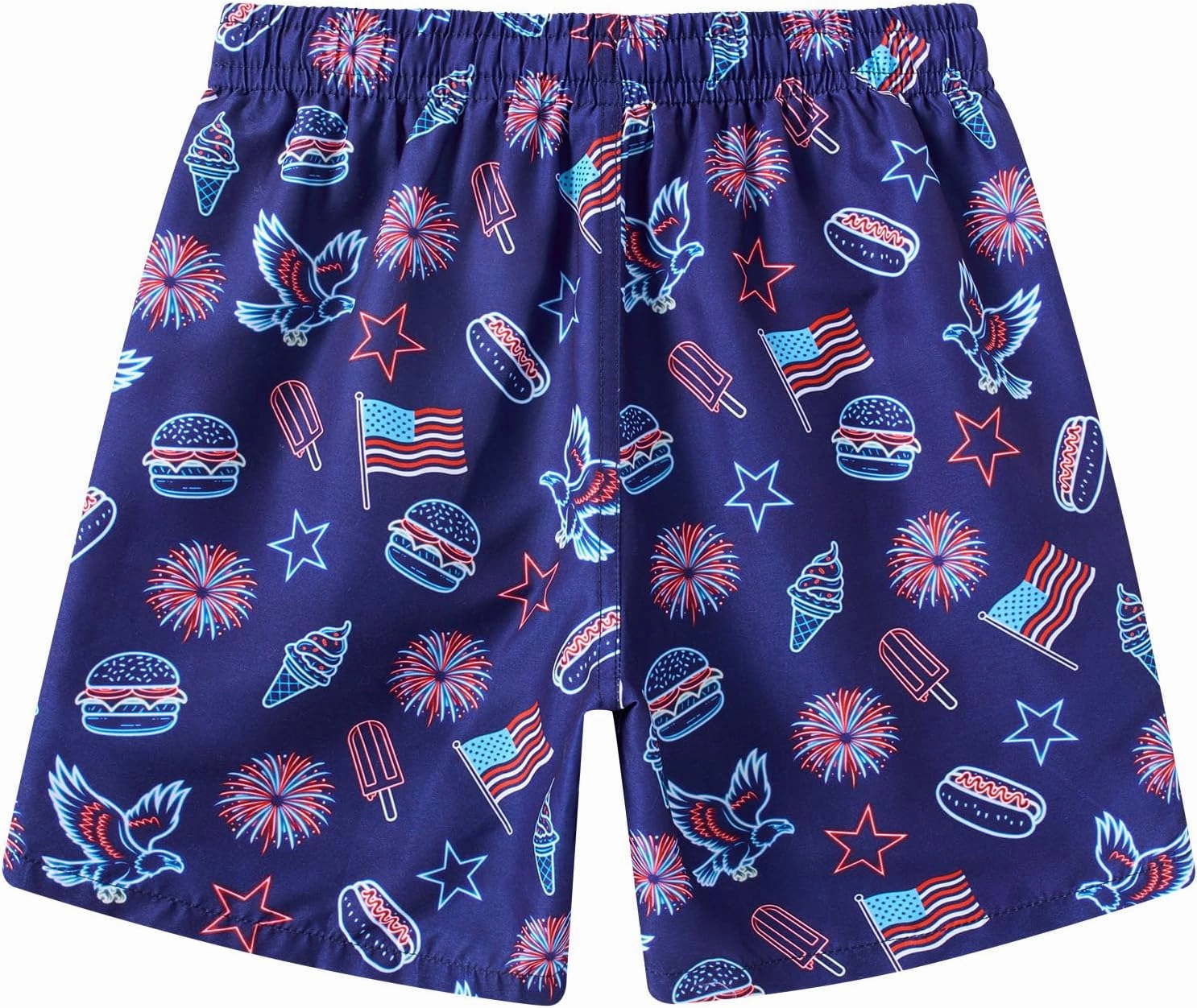 Boys Swim Trunks with Compression Liner Toddler Boys Swim Shorts Boxer Brief Board Shorts Swimming Set 5-18T