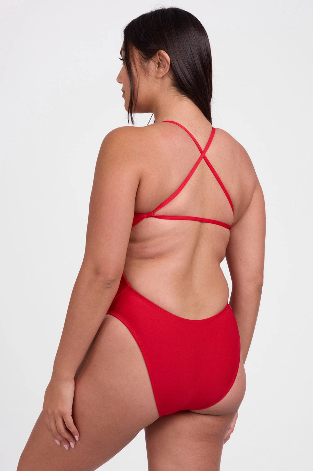 Brandon 2 One Piece Swimsuit - Red