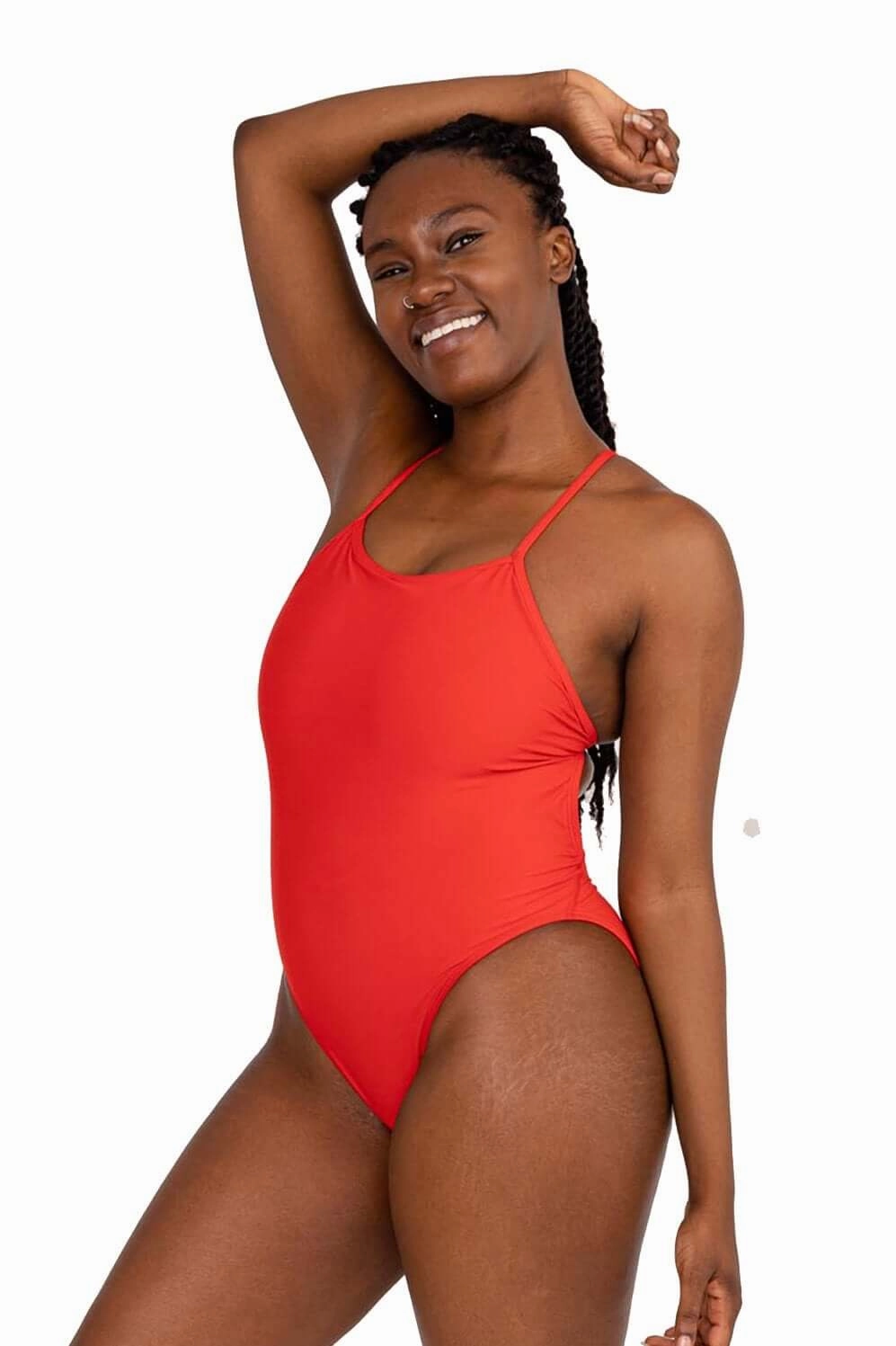 Brandon 2 One Piece Swimsuit - Strawberry