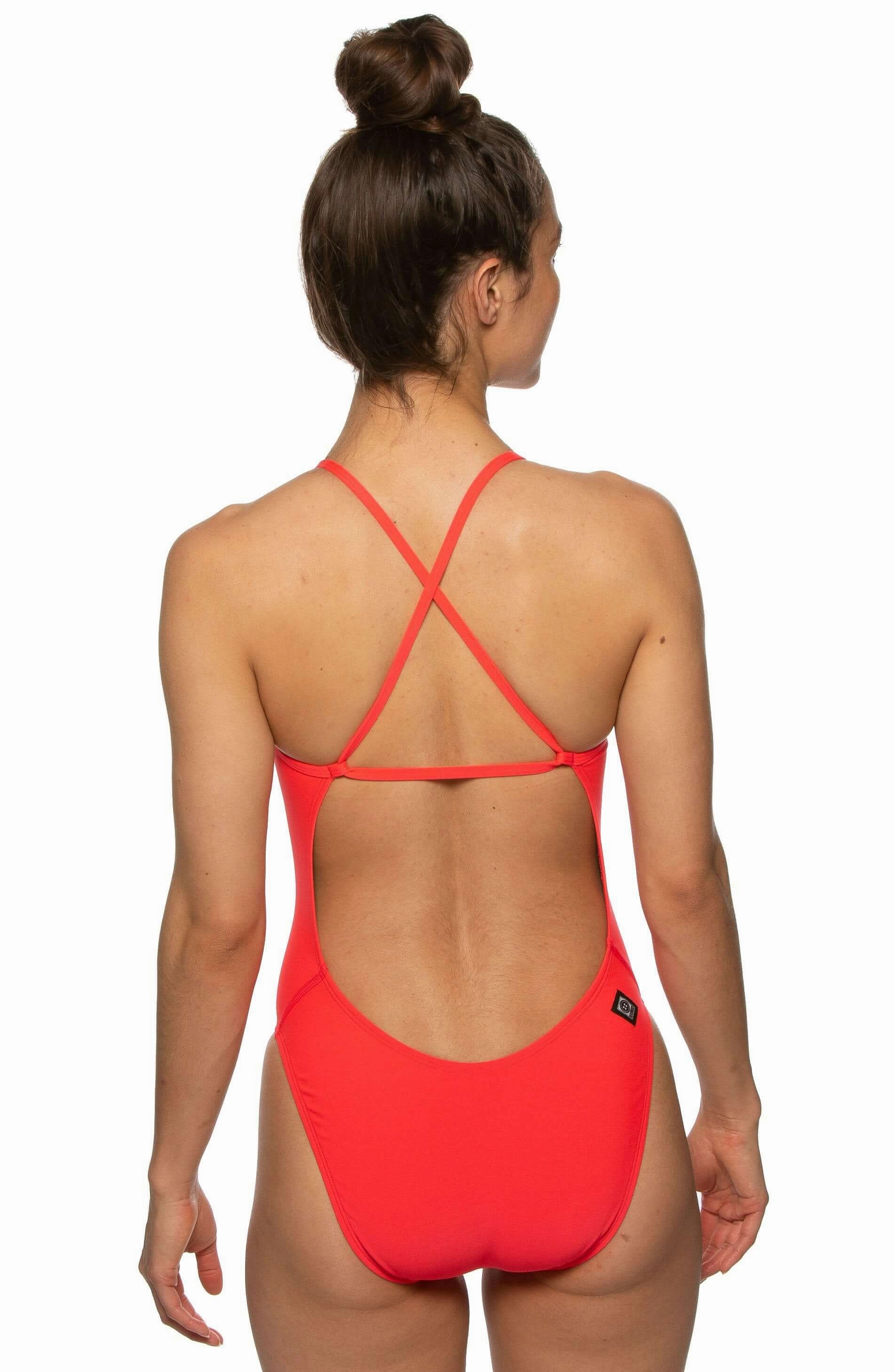 Brandon 2 One Piece Swimsuit - Strawberry