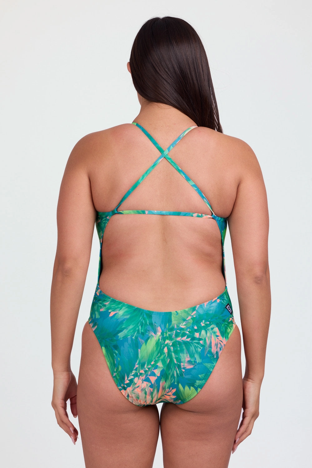 Brandon 2 Swim Onesie - Luau Love