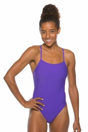 Brandon One Piece Swimsuit - Purple