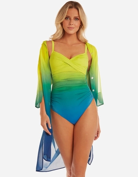 Brasil Underwired Wrap Swimsuit - Lima