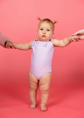Bright Lilac | Baby Simply One-Piece