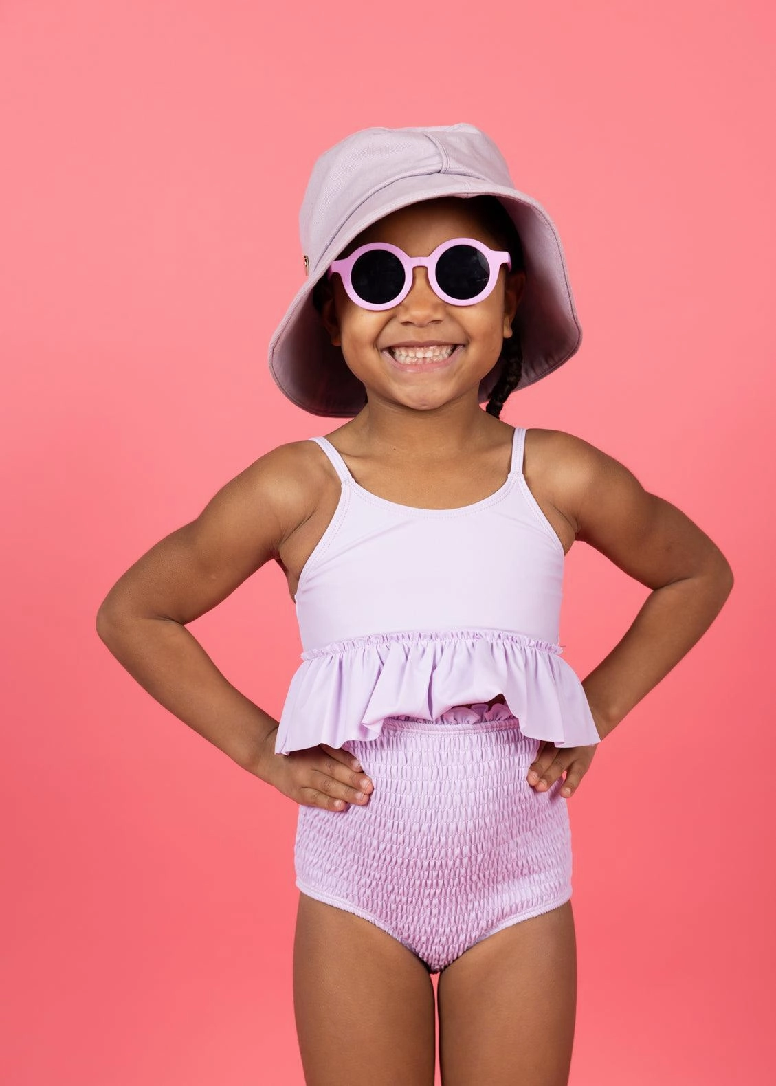 Bright Lilac | Mini High-Waisted Bottoms