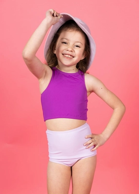 Bright Lilac | Mini High-Waisted Bottoms