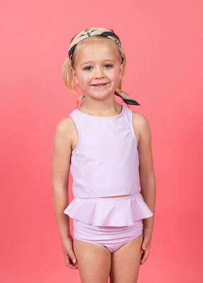 Bright Lilac | Mini Racer Back Top